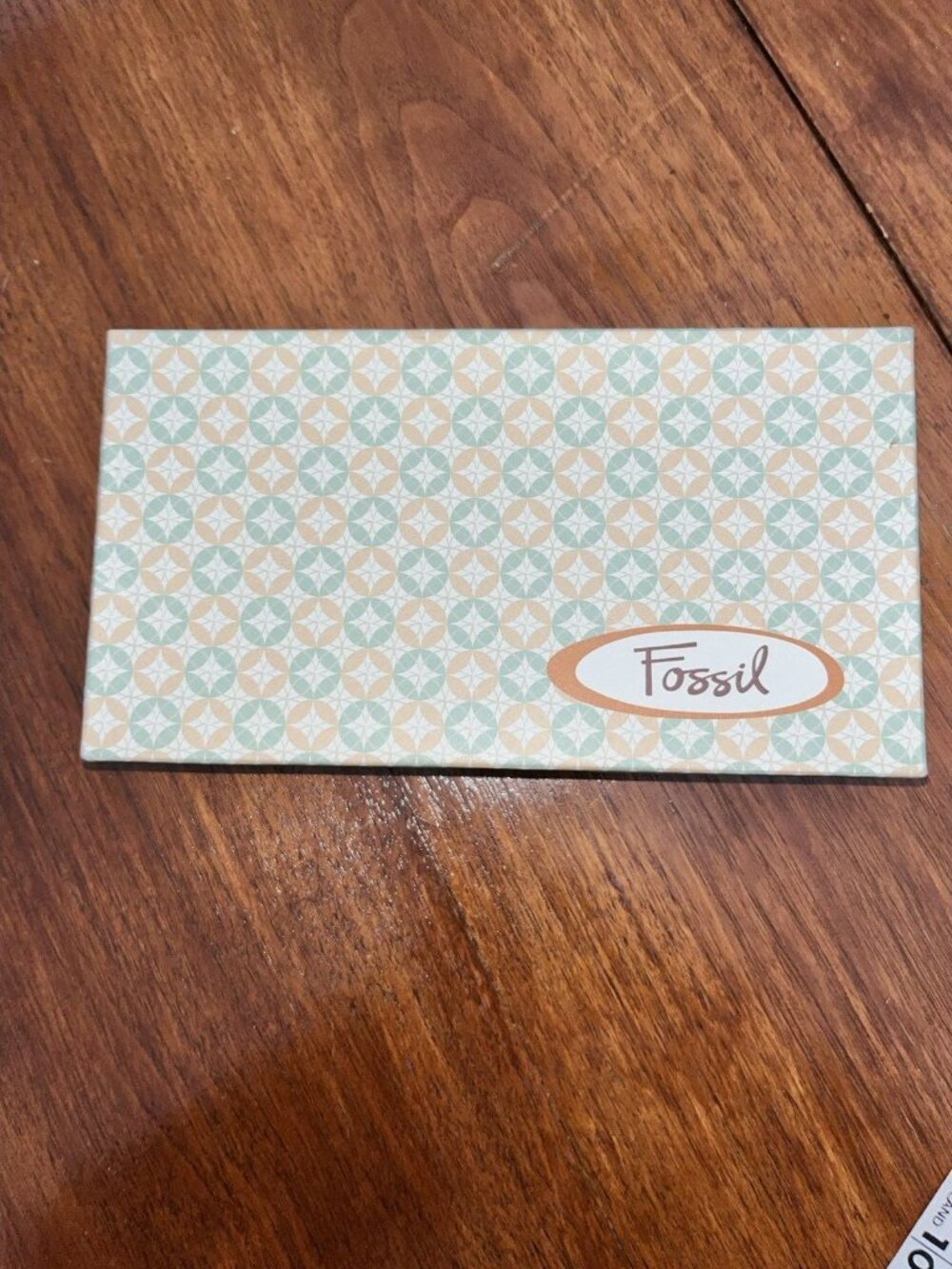 NEW Vintage Fossil Zip Arround Wallet Geometric Print Set - Picture 8 of 9